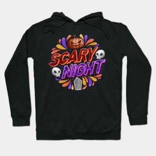 Scary night at Halloween Hoodie